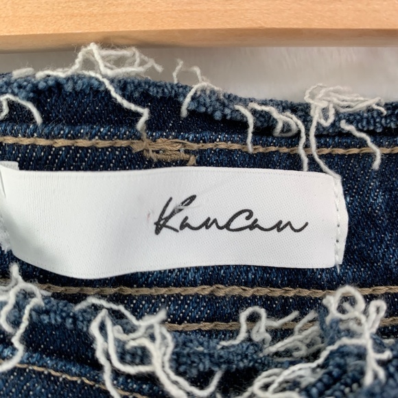 Kancan Filana Mid Rise Boyfriend Jeans Dark Wash Size 26 - Picture 9 of 14